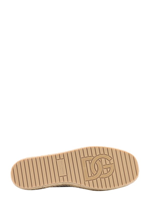 Espadrillas in cotone sovratinto shop online: DOLCE & GABBANA