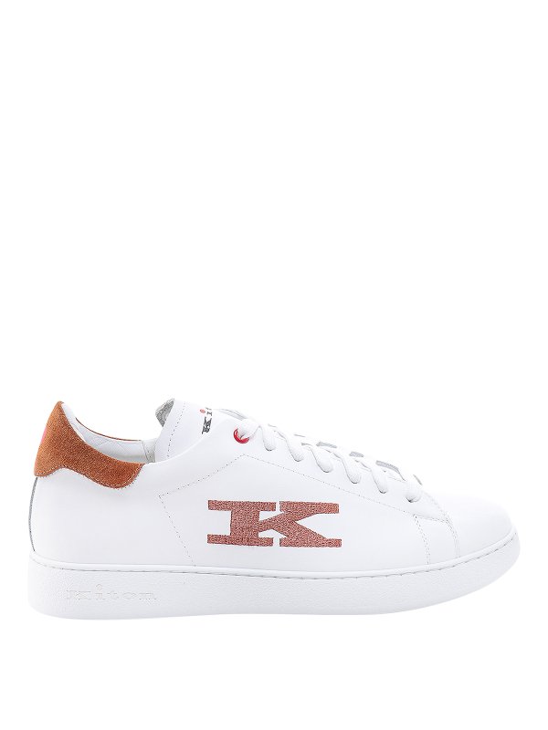 KITON: Chaussures de sport - Baskets - Blanc