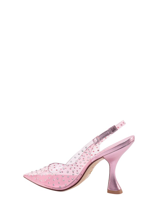 The Best Shops Stuart Weitzman: court shoes - Pvc slingback with rhinestones