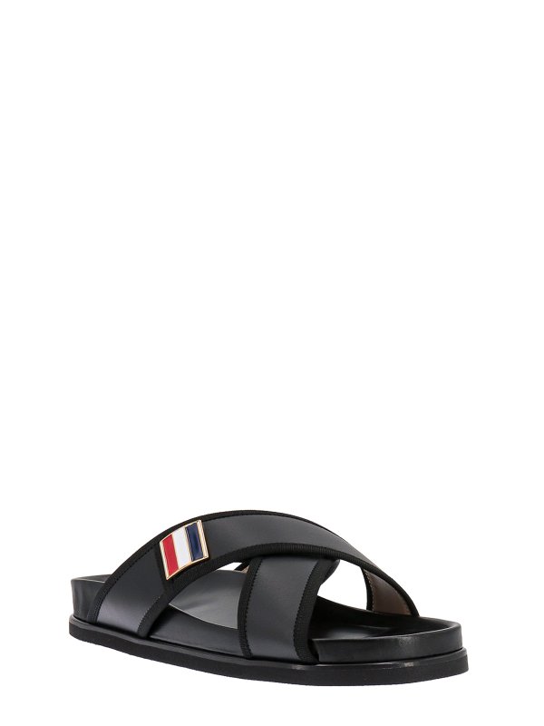 THOM BROWNE: sandals online - Leather sandals