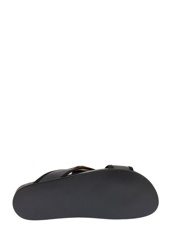 Leather sandals shop online: THOM BROWNE