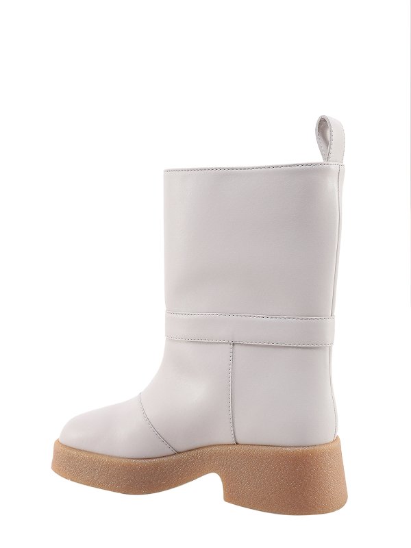 The Best Shops STELLA McCARTNEY: ankle boots - Alter mat boots with embossed logo