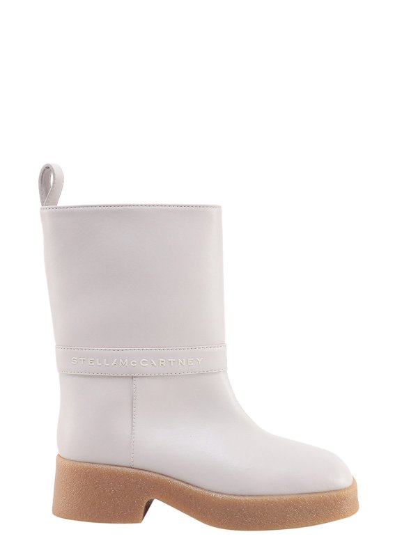 Alter mat boots with embossed logo shop online: STELLA McCARTNEY