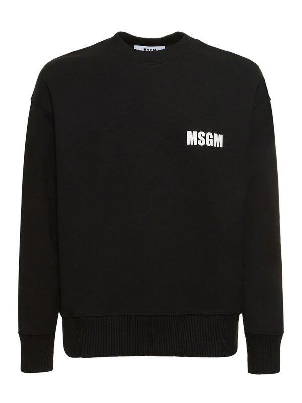 m.s.g.m.: Sweatshirts und Pullover - Sweatshirt - Schwarz