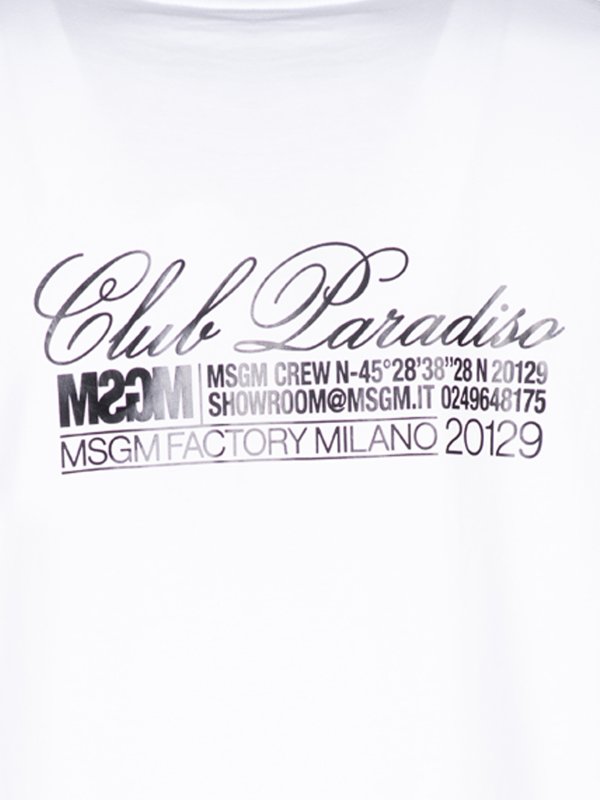 The Best Shops m.s.g.m.: t-shirts - Club paradiso T-shirt