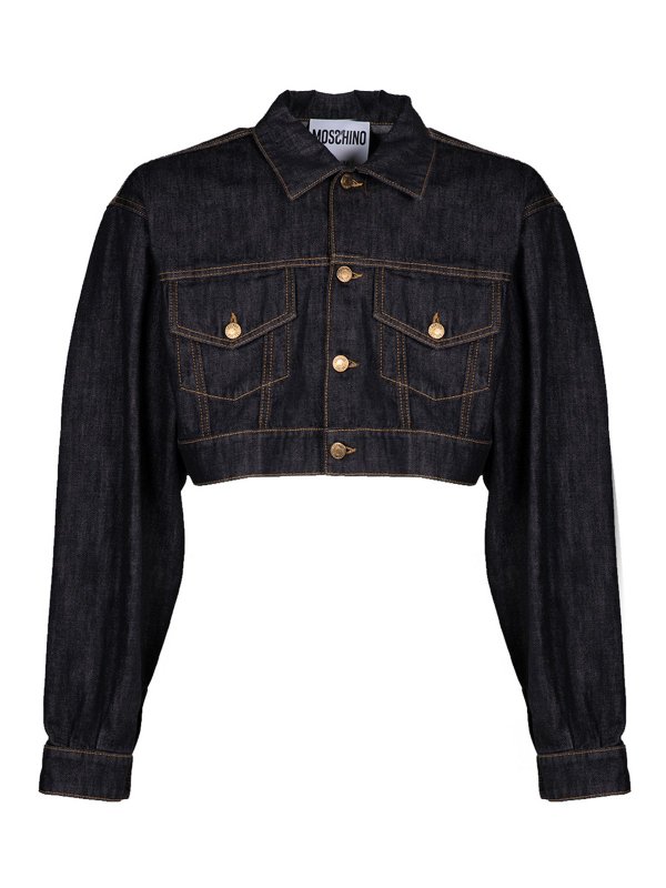 MOSCHINO: カジュアルジャケット - カジュアルジャケット - 黒