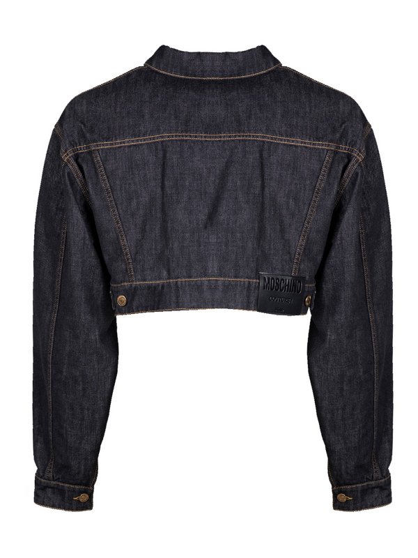 The Best Shops MOSCHINO: カジュアルジャケット - カジュアルジャケット - 黒