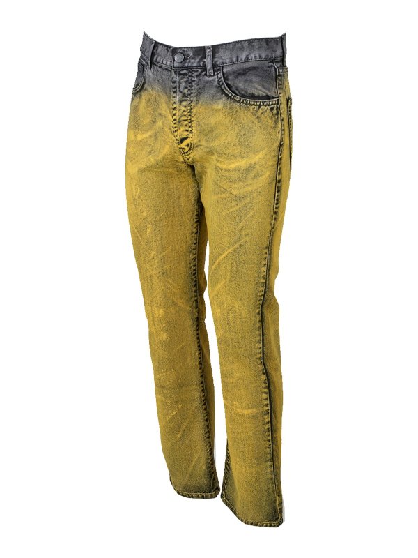 MOSCHINO: Bootcut online - Bootcut Jeans - Gelb