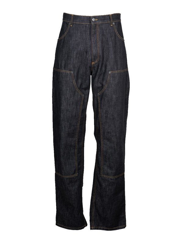 MOSCHINO: bootcut jeans - Catwalk baggy jeans
