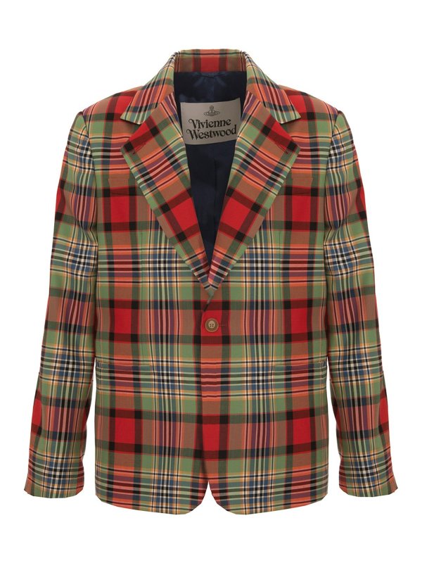 VIVIENNE WESTWOOD: casual jackets - Classic jacket tartan