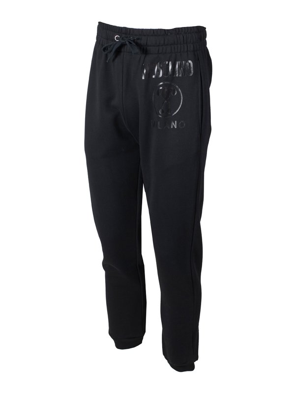 MOSCHINO: スウェットパンツ online - トラックスーツ ボトムス - 黒