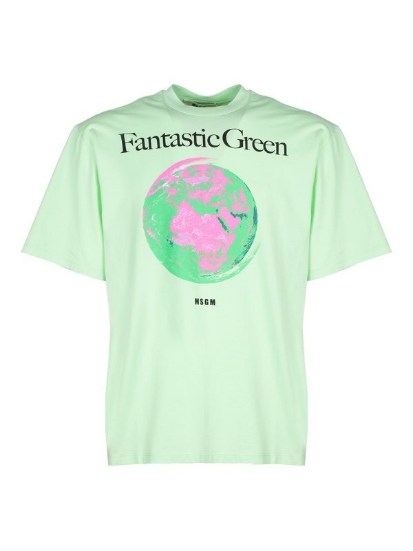 m.s.g.m.: Tシャツ - Tシャツ - 緑