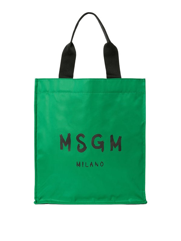 m.s.g.m.: Sacs à main - Sac Cabas - Vert