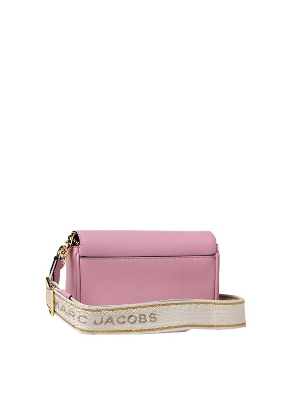 The J Marc Shoulder Bag - Nappa leather bag with flap and shoulder strap