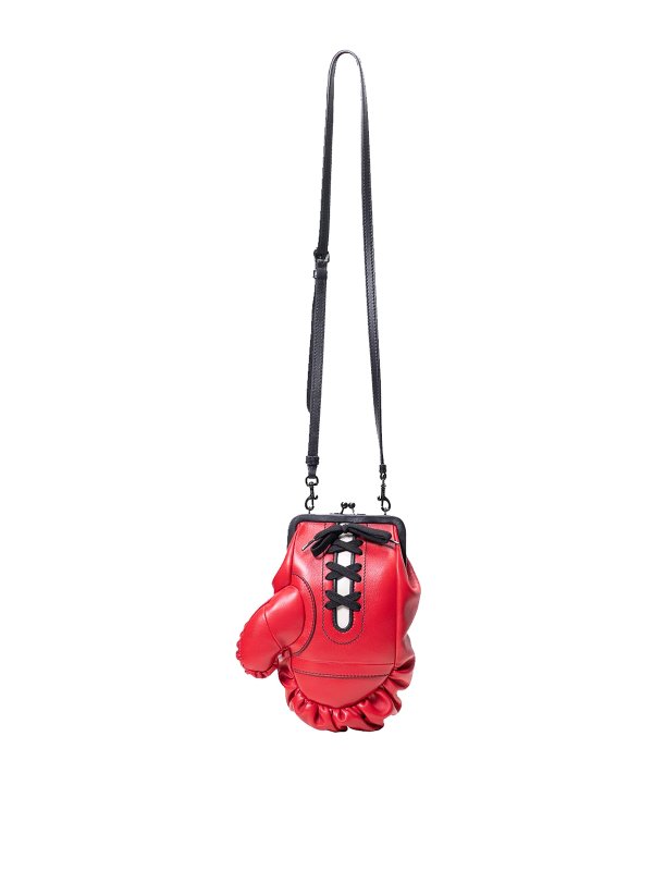 MOSCHINO: cross body bags - Boxing glove bag