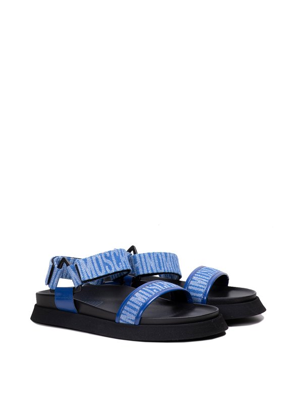 MOSCHINO: Sandales online - Sandales - Bleu