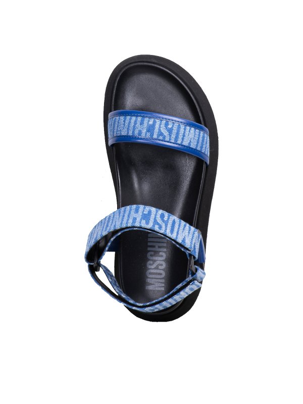 Sandales - Bleu shop online: MOSCHINO