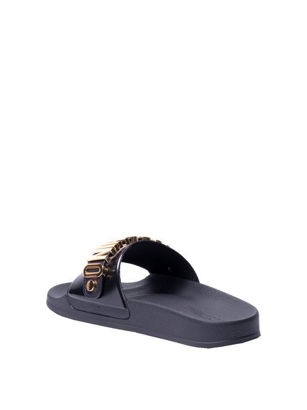 The Best Shops MOSCHINO: Chanclas de playa - Chanclas - Negro