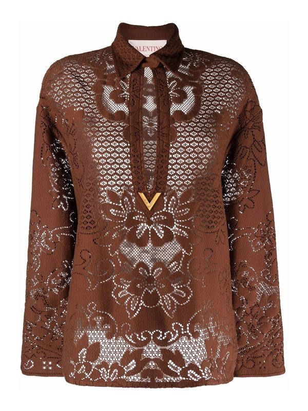 VALENTINO: Hemden - Hemd - Braun