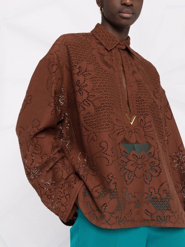 VALENTINO: Hemden online - Hemd - Braun