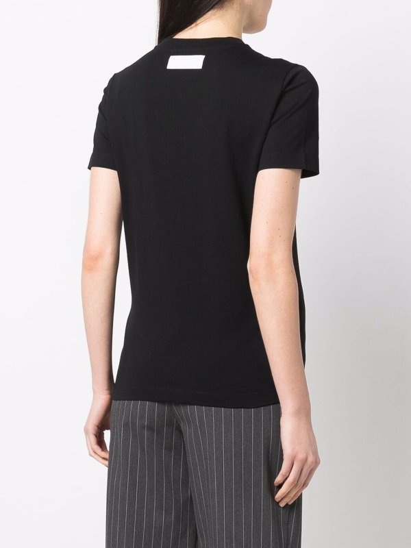 The Best Shops STELLA McCARTNEY: t-shirt - T-shirt nera in cotone