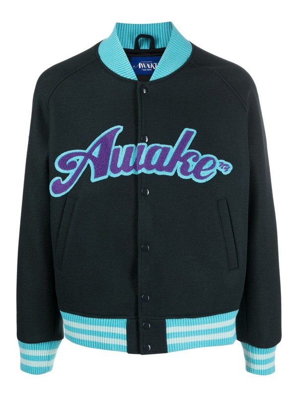 AWAKE NY: casual jackets - Logo varsity jacket