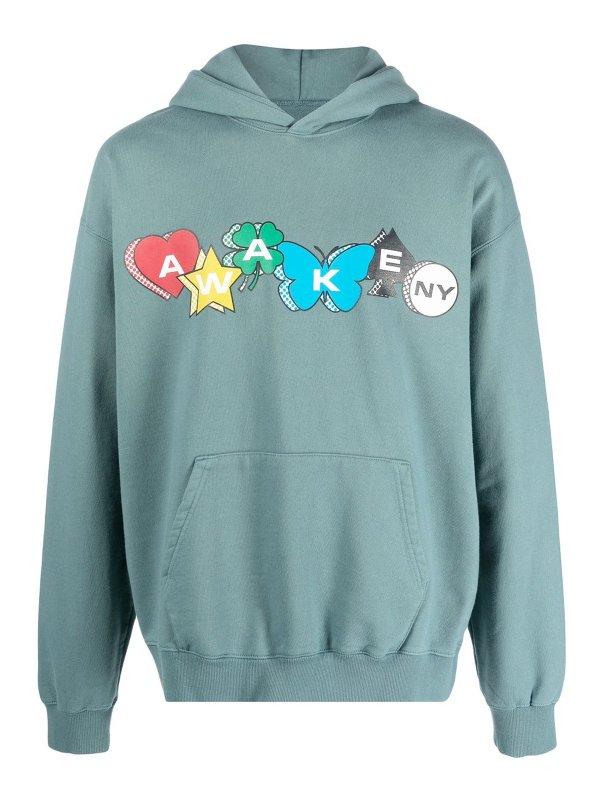 AWAKE NY: Sweatshirts & Pulls - Sweat-Shirts - Bleu