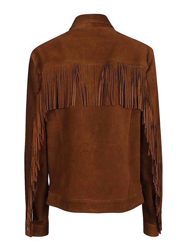 BLUSOTTO: casual jackets online - Thomas crust leather jacket