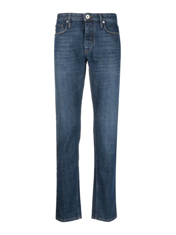 EMPORIO ARMANI: ブーツカットジーンズ - ブーツカットジーンズ - ブルー