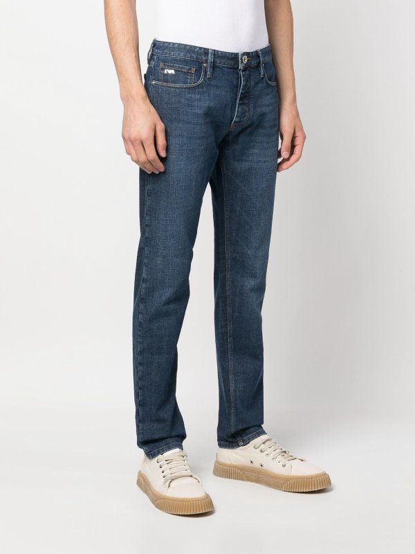 EMPORIO ARMANI buy online ブーツカットジーンズ - ブルー