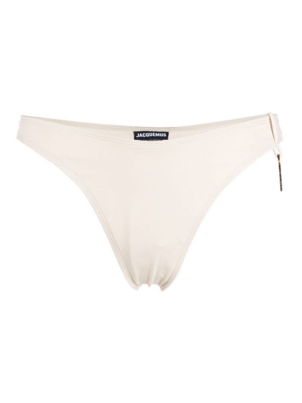 JACQUEMUS: bikinis - White bikini slip