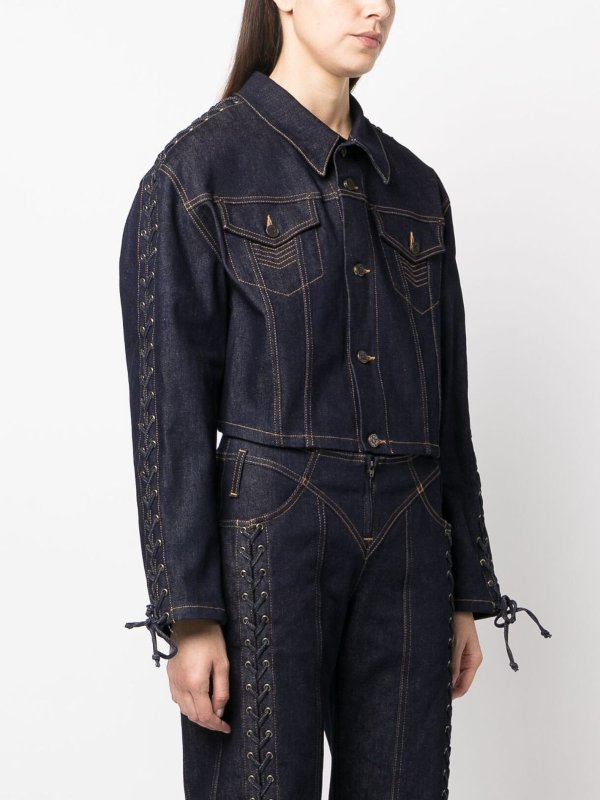 カジュアルジャケット - ブルー shop online: JEAN PAUL GAULTIER