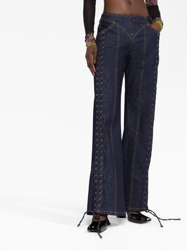 JEAN PAUL GAULTIER buy online ブーツカットジーンズ - ブルー