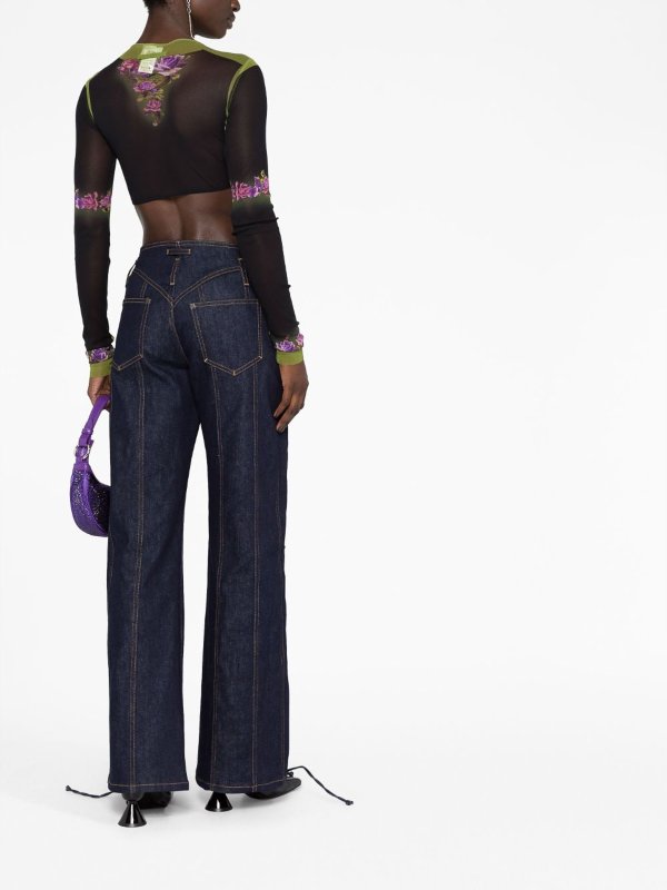 The Best Shops JEAN PAUL GAULTIER: ブーツカットジーンズ - ブルー