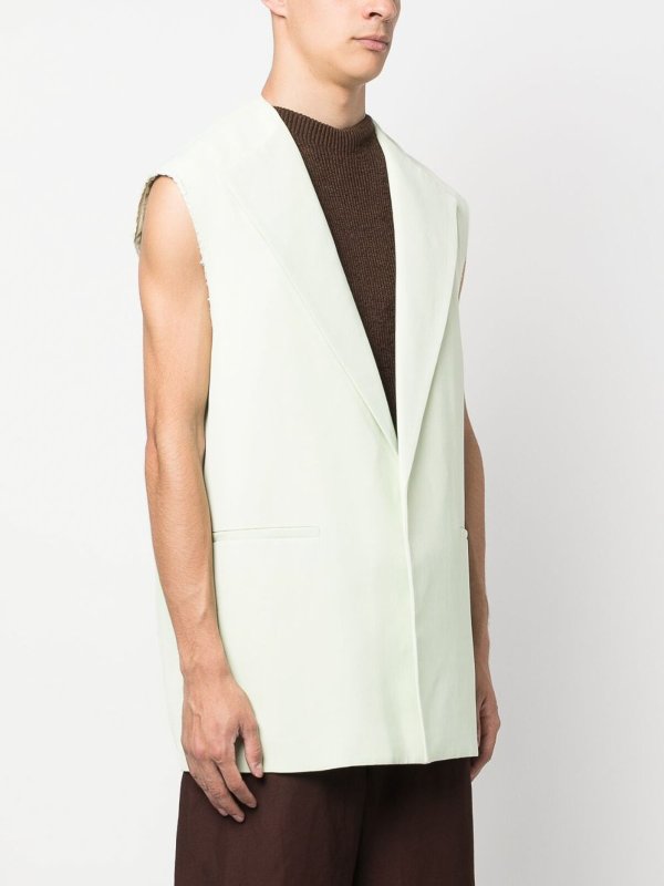 JIL SANDER: vests online - Single-breasted vest