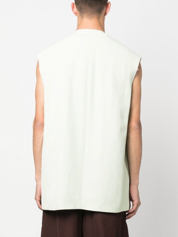 Single-breasted vest shop online: JIL SANDER