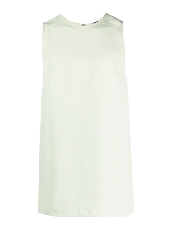 JIL SANDER: トップス＆タンクトップ - トップ/タンクトップ - ライトブルー