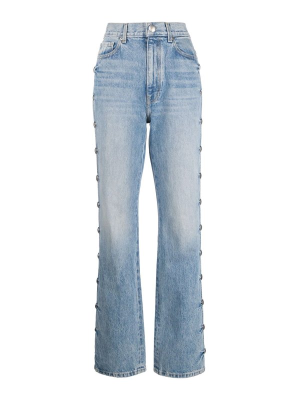 KHAITE: bootcut jeans - Danielle studded jeans