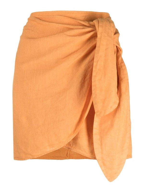 MANEBI: Miniröcke - Minirock - Orange
