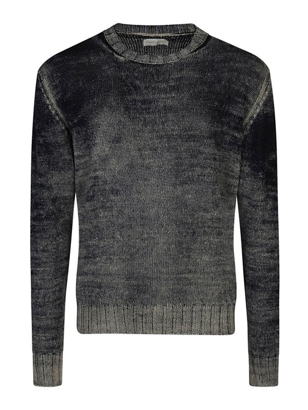 ORIGINAL VINTAGE STYLE: クルーネック - クルーネック - ブルー