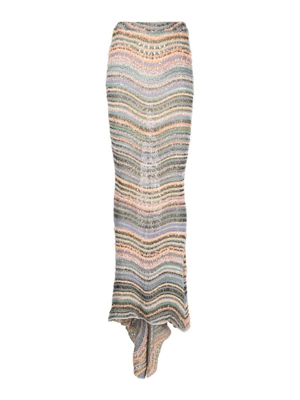 VITELLI: ニーレングススカート＆ミディ丈 - 膝丈/ミディスカート - マルチカラー