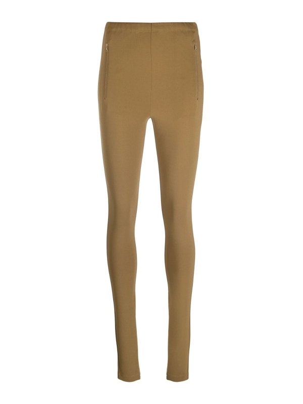 WARDROBE.NYC: leggings - Side zip leggings