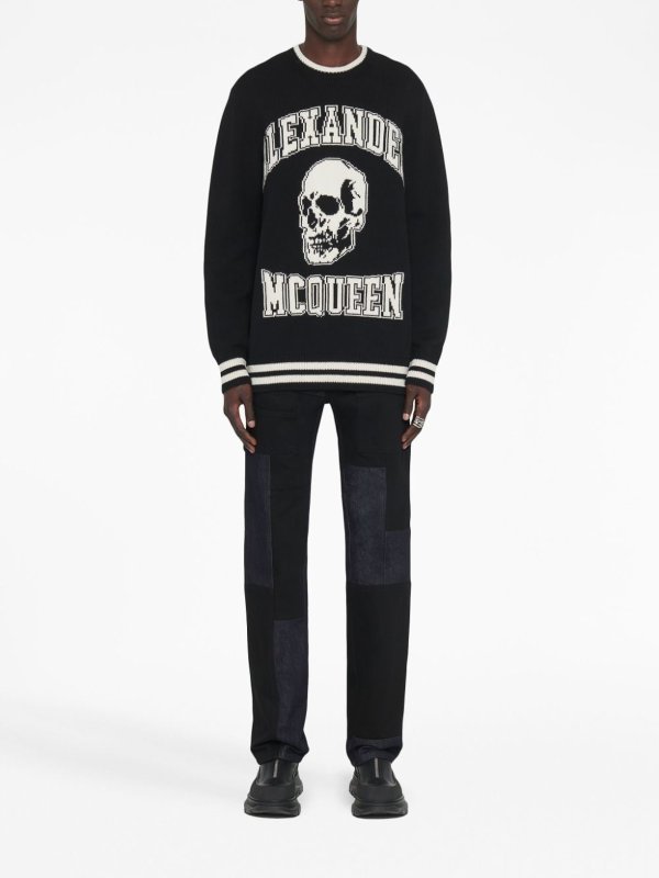 The Best Shops ALEXANDER MCQUEEN: Sweatshirts & Pulls - Sweat-Shirts - Noir