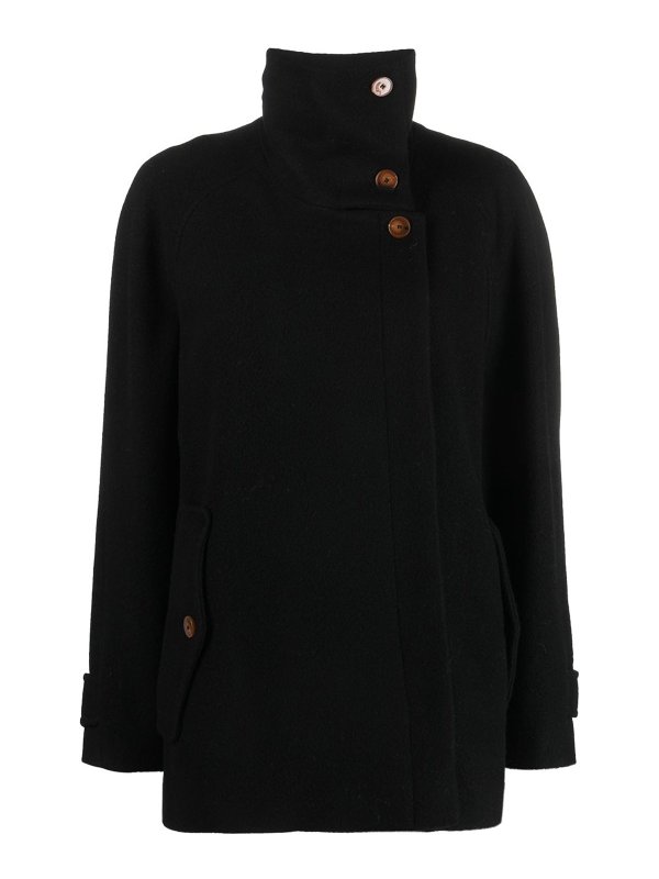 ALYSI: short coats - Wool short coat