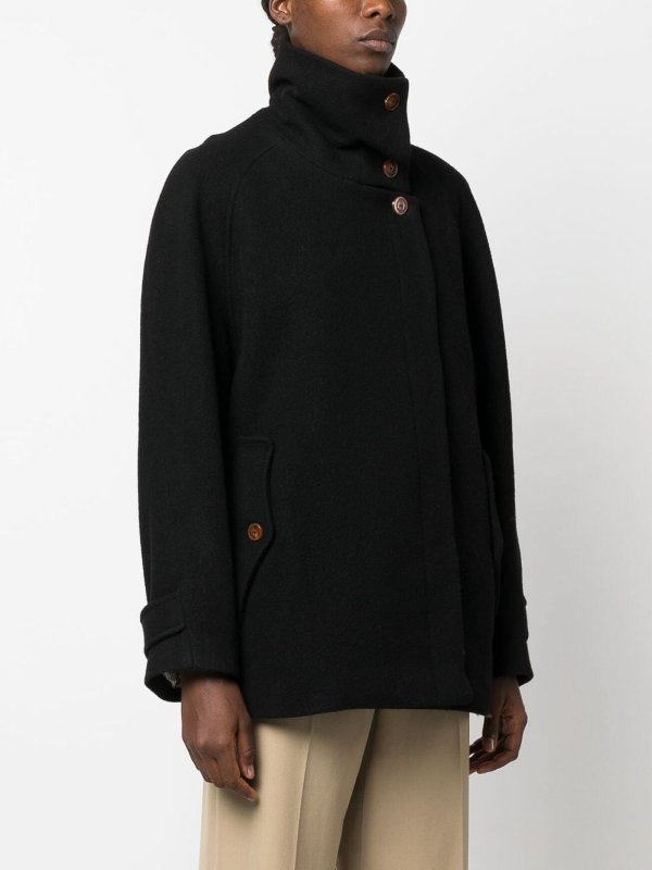 ALYSI: short coats online - Wool short coat