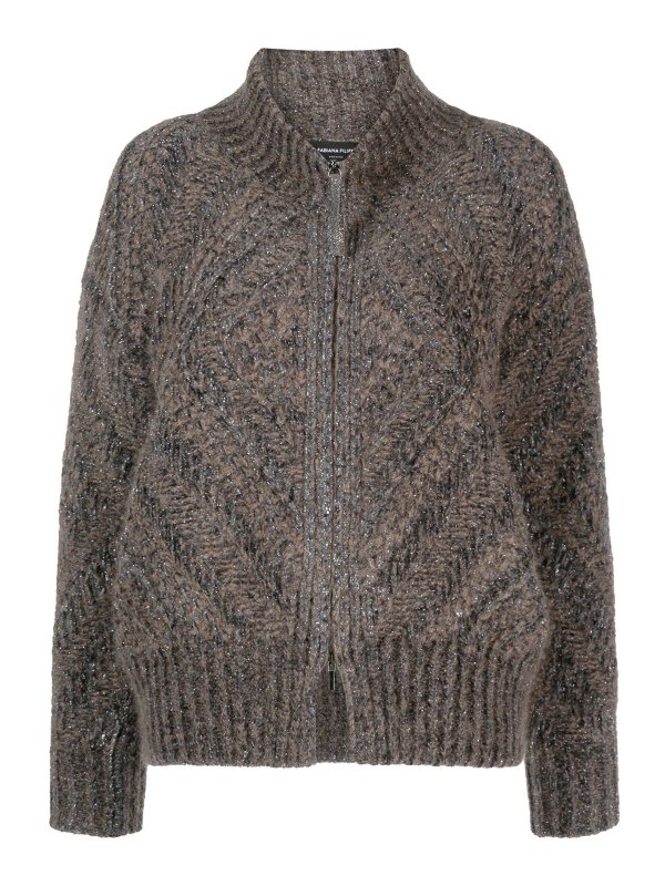 FABIANA FILIPPI: cardigans - Wool blend cardigan