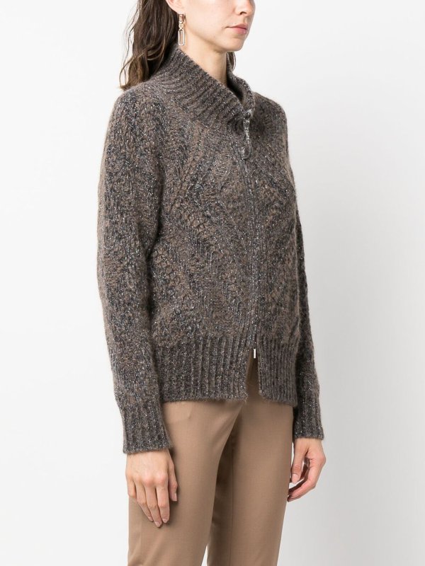 Wool blend cardigan shop online: FABIANA FILIPPI