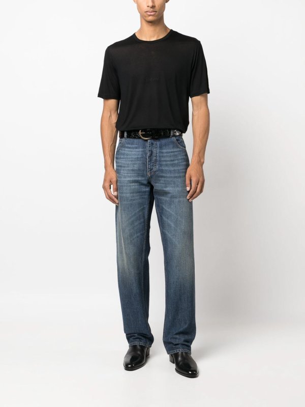 The Best Shops SAINT LAURENT: t-shirts - Cotton t-shirt