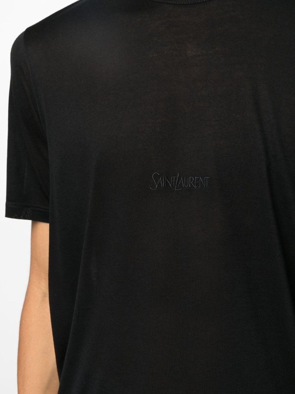Cotton t-shirt shop online: SAINT LAURENT
