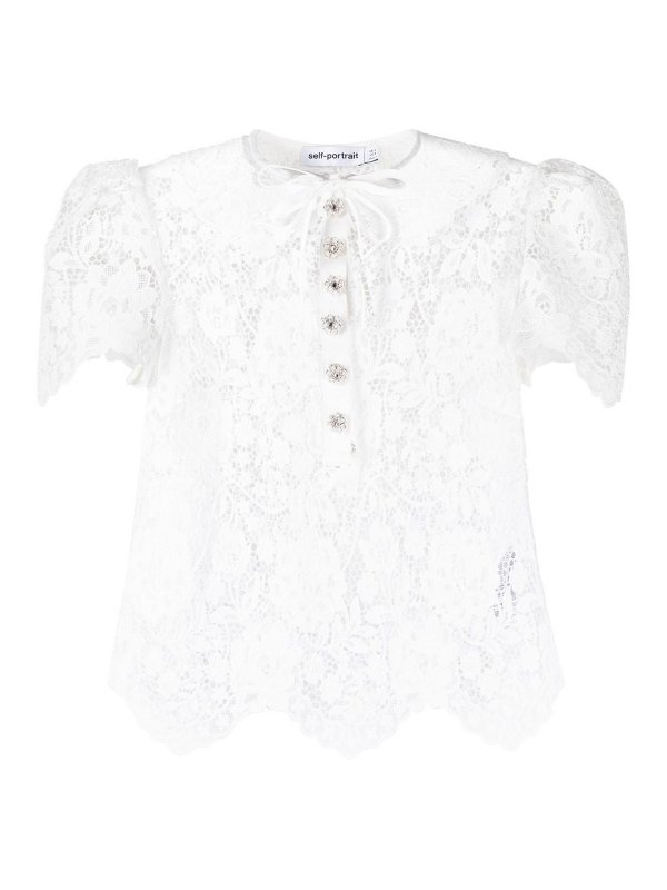 Self Portrait: Tops & Tank tops - Lace top